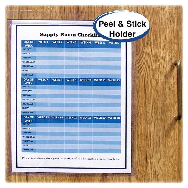 Self Adhesive Holder, 9x12, PK50