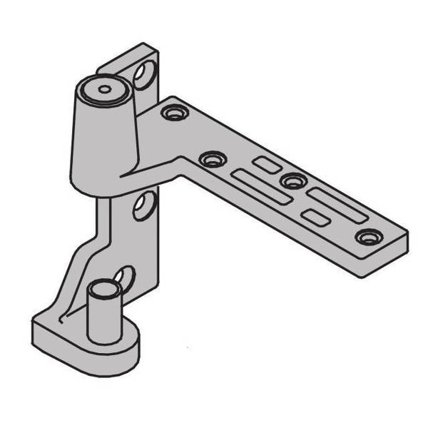 Satin Brass Painted Pivot 7215BTMSP4LH