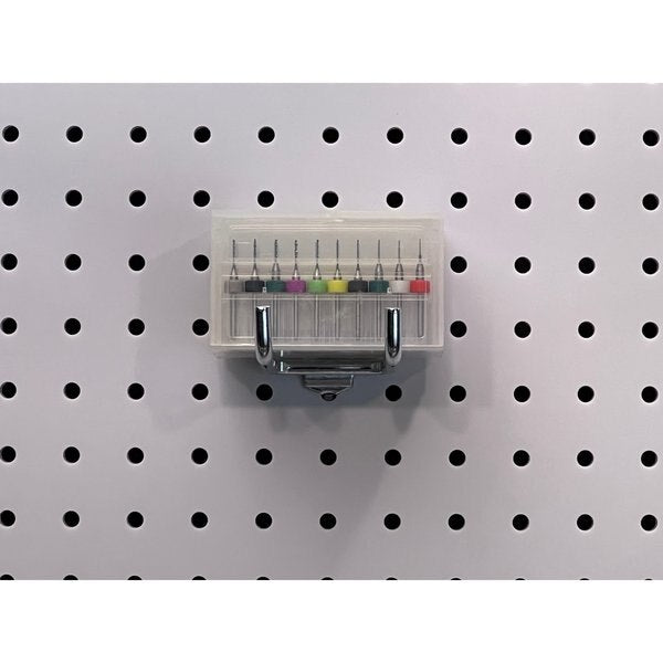 2-3/4 In. Double Rod 80 Degree Bend Steel Pegboard Hook for 1/8 In. and 1/4 In. Pegboard 10 Pack