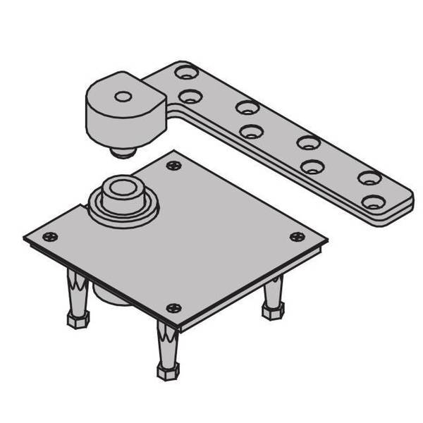 Satin Bronze Painted Pivot 7237FBTMSP10