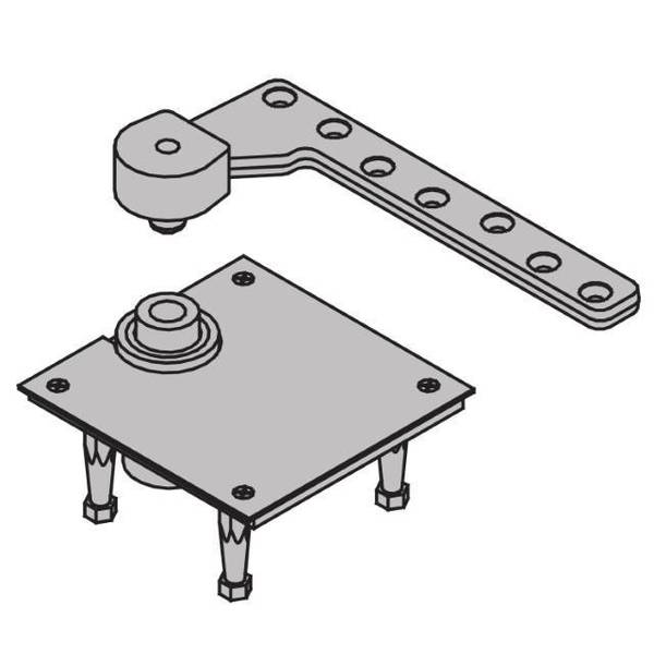 Satin Bronze Painted Pivot 7245FBTMSP10