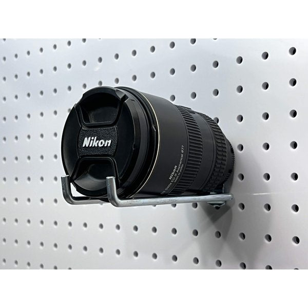 5-3/4 In. Double Rod 80 Degree Bend Steel Pegboard Hook for 1/8 In. and 1/4 In. Pegboard 10 Pack