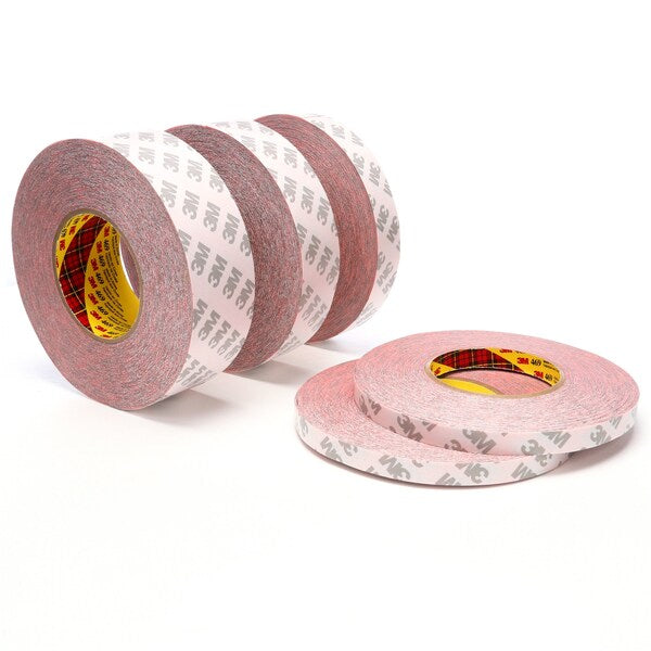 Double Coated Tape, Red, 1.0 mil Thick