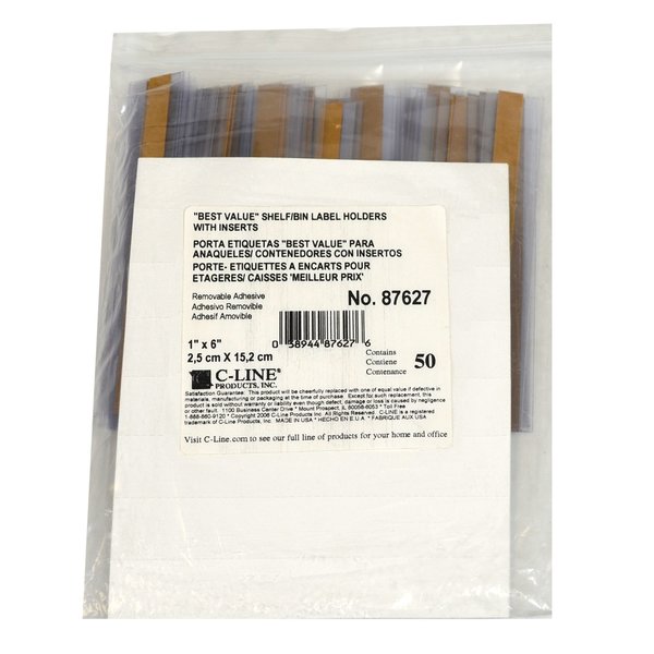 Label Holder, Self Adhesive, 1