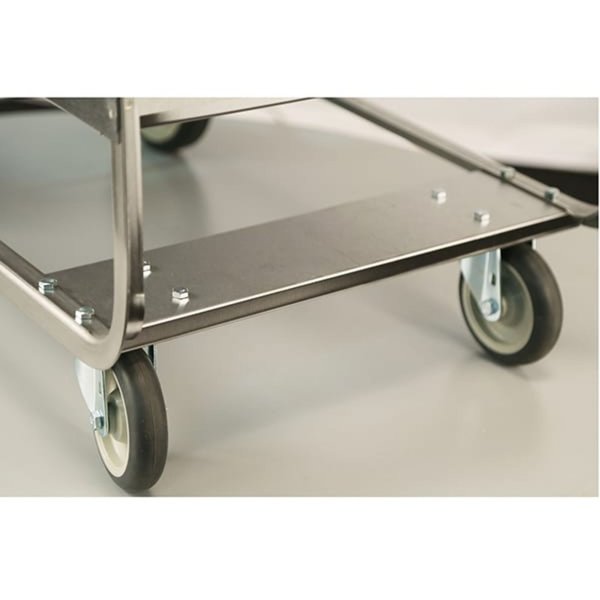 Stainless Steel Utility Cart; 700 Lb Capacity, 2 Shelf, 21