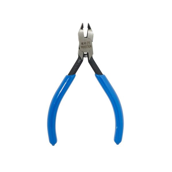 4 1/4 in Diagonal Cutting Plier Semiflush Cut Pointed Nose Uninsulated