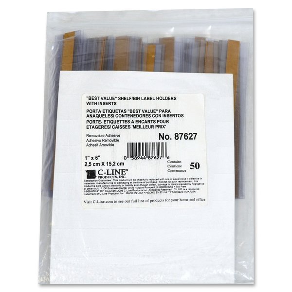 Label Holder, Self Adhesive, 1