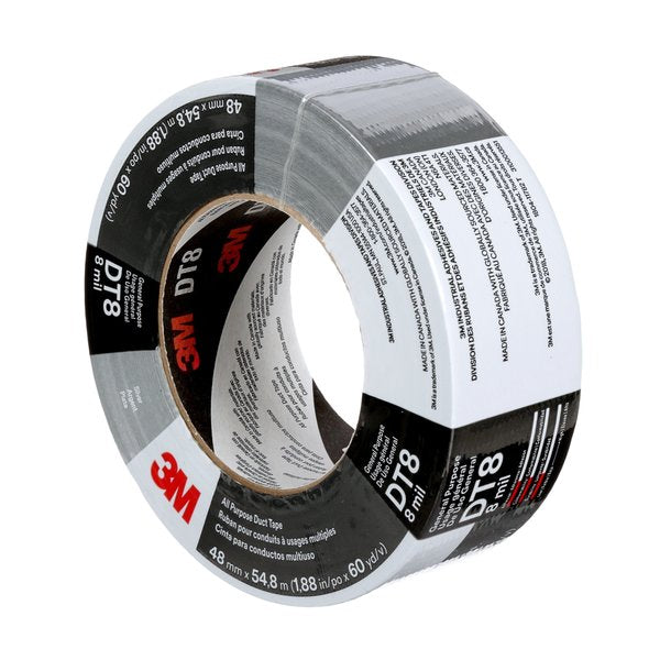 Duct Tape, Silver, 8 mil, 54.8m L x 48mm W