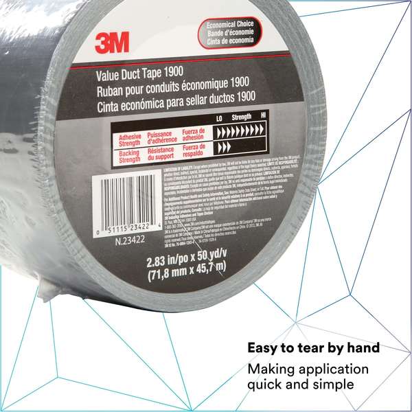 VlueDctTp1900Slvr, 2.83nx50yd5.8m, PK12