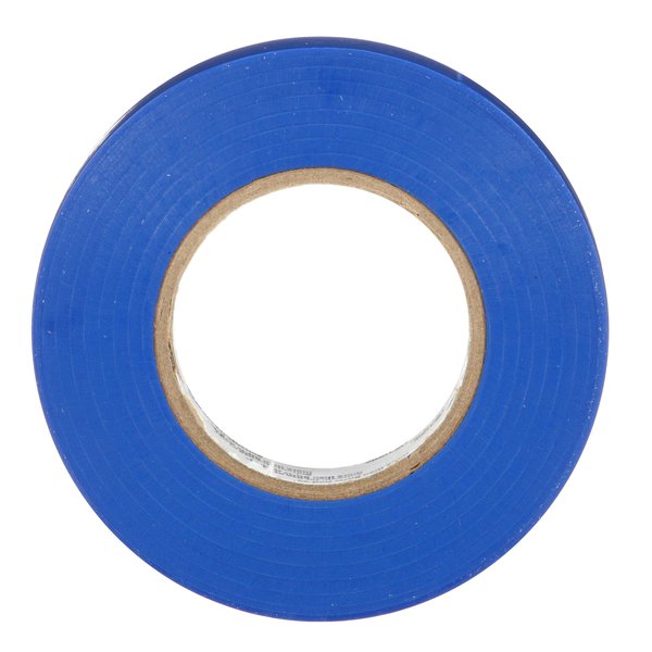 Vinyl Electrical Tape, 165, Temflex, 3/4 in W x 60 ft L, 6 mil thick, Blue, 1 Pack