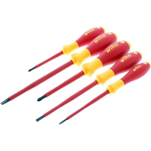 Insulated Screwdriver Set, Slotted/Phillips, 5 pcs