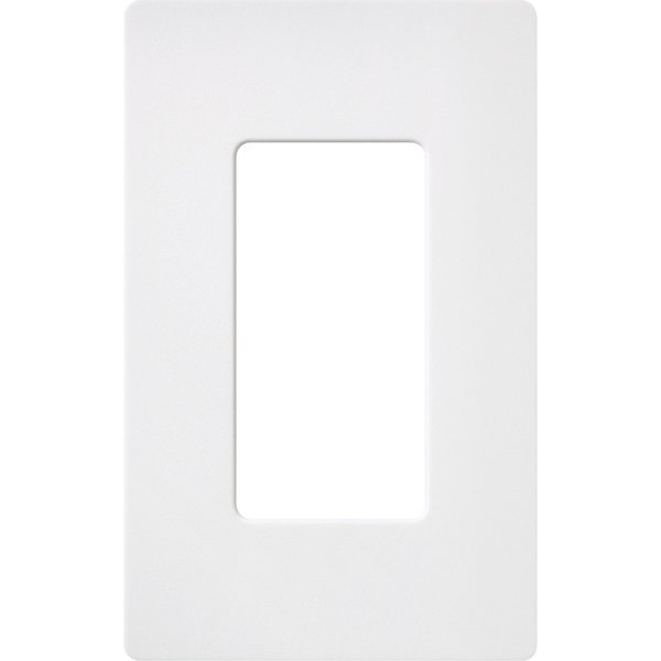 Designer Wall Plates, Number of Gangs: 1 Satin Finish, Snow