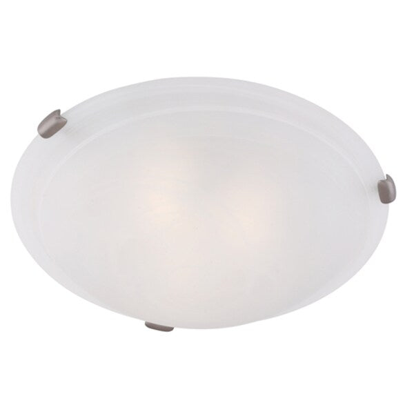 Oasis 2 Light Brushed Nickel Ceiling Mount