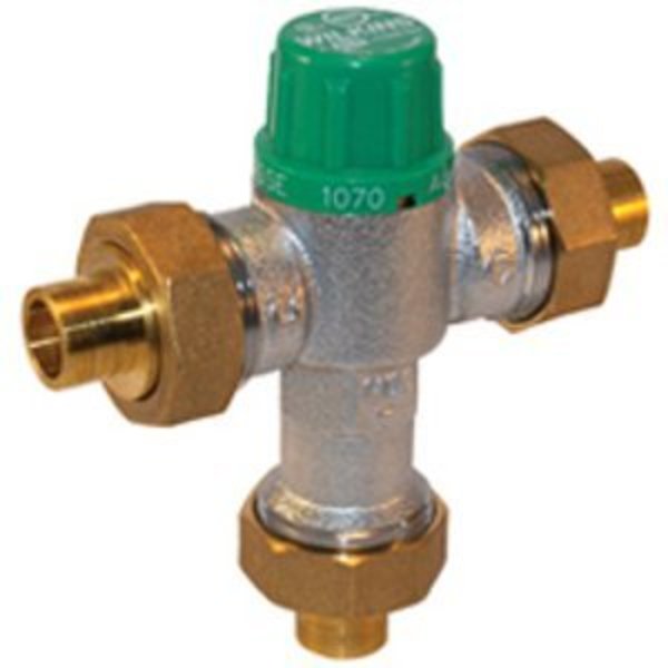 Thermostatic Mixing Valve, 1/2 in Inlet