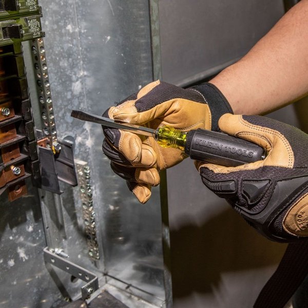 Screwdriver Set, General Purpose, Multi-Application, Ergonomic Grip, Black/Yellow, 8-Piece