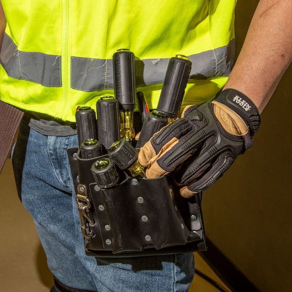 Screwdriver Set, General Purpose, Multi-Application, Ergonomic Grip, Black/Yellow, 8-Piece