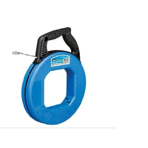 Fish Tape, 1/8 In x 120ft, Stainless Steel