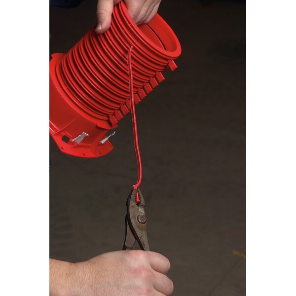 Double Coated Tape, Red, 1.0 mil Thick