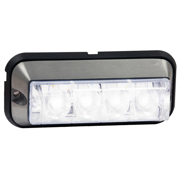 Strobe Light, Clear LED, Rectangulr, 4.875