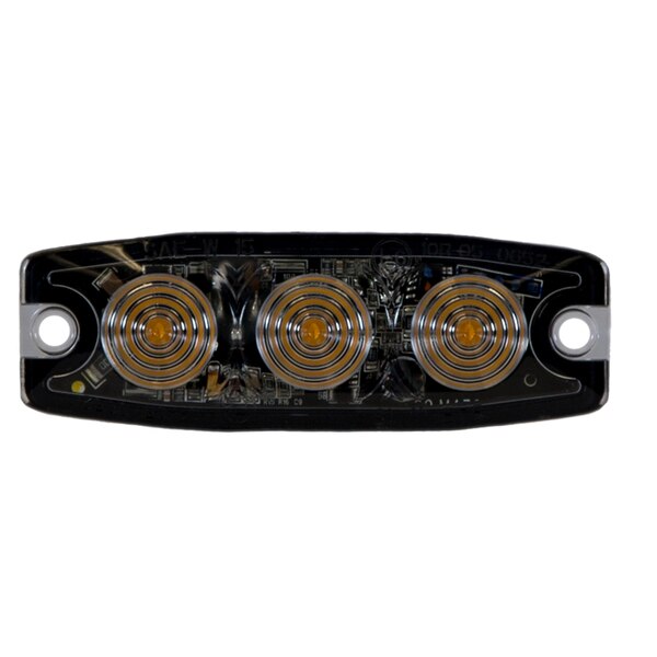 Strobe Light, Ultra-Thin, Amber, 3.4