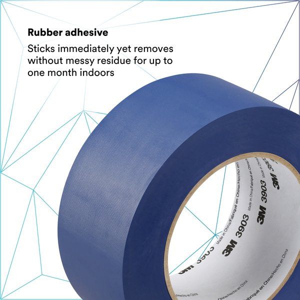 Duct Tape, 2 x 50 yd, 6.5 mil, Blue, Vinyl