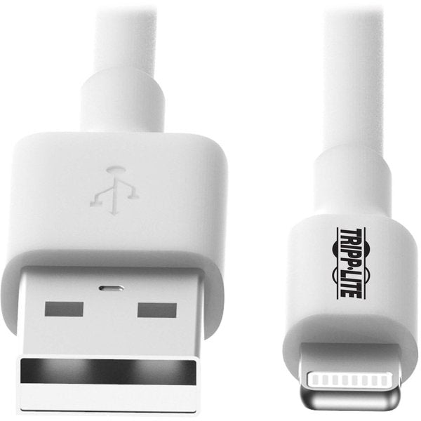 Charging Cable, Apple Lightning, White, 6ft