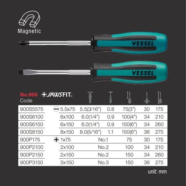 MEGADORA Screwdriver No.900 -8x150