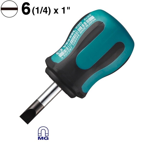 MEGADORA Stubby Screwdriver No.920 -6x25