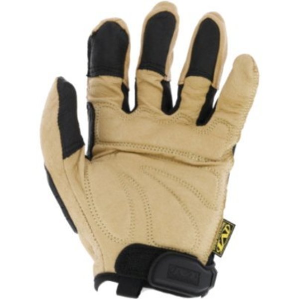 Mechanics Gloves, L, Black/Yellow, Single Layer, Spandex
