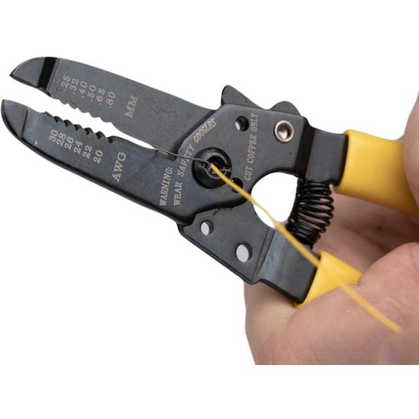 6 3/4 in Wire Stripper/Cutter 20 to 30 AWG