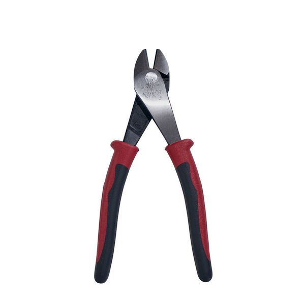 8 1/8 in High Leverage Diagonal Cutting Plier Standard Cut Oval Nose Uninsulated