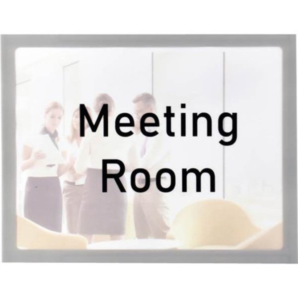 Magneto Adhesive Picture Frame, Slvr, PK2