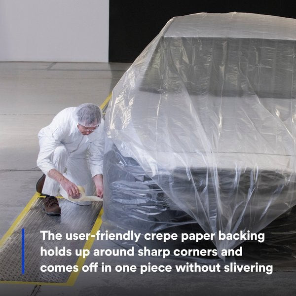 Masking Tape, Crepe Paper, Tan, PK24