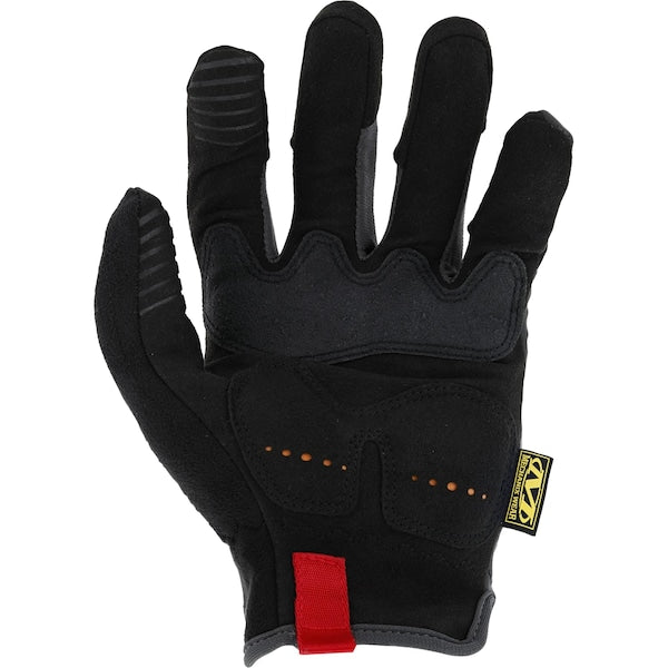 Mechanics Impact Gloves, S, Black/Gray, Reinforced Palm, Trek Dry(R)/TPR