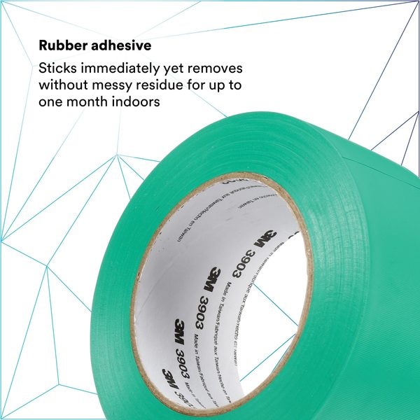 Duct Tape, 2 x 50 yd, 6.5 mil, Green, Vinyl