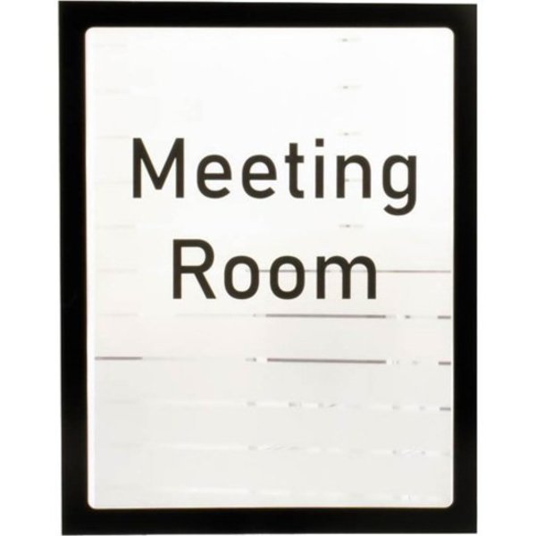 Magneto Adhesive Picture Frame, Black, PK2