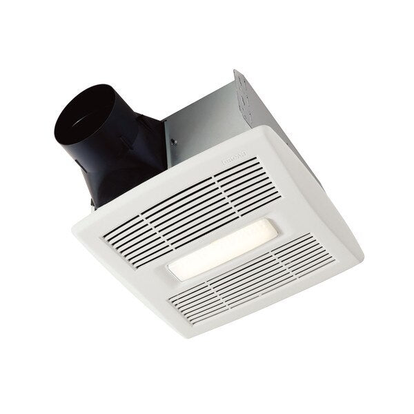 Single-Speed Vent Fan with LED Light, 80 cfm, 4