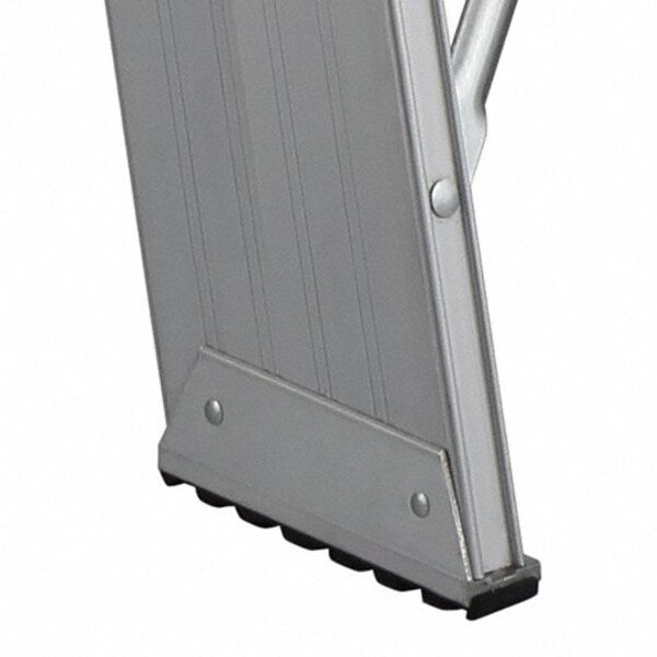 1 Step, Aluminum Step Stand, 375 lb. Load Capacity, Silver