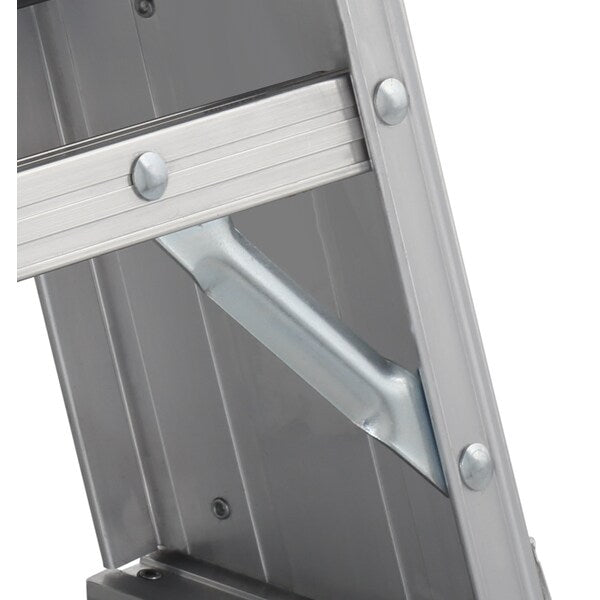 1 Step, Aluminum Step Stand, 375 lb. Load Capacity, Silver