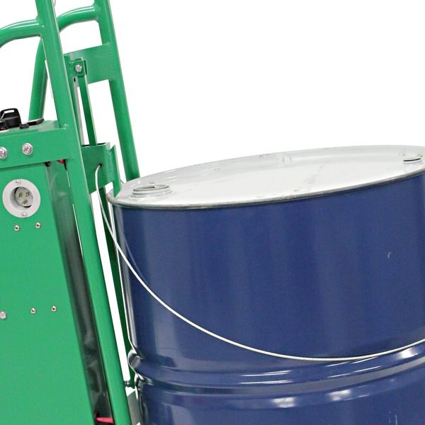 Powered Hand Truck, 800 lb, w/Solid Rubber