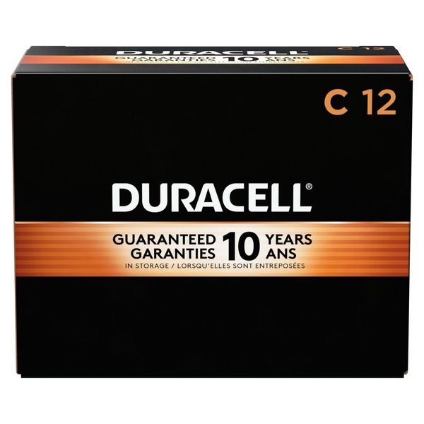 Coppertop C Alkaline Battery, 1.5V DC, 12 Pack