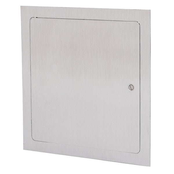 Dry Wall Access Door, 12x12, Stainless Steel W/ Screwdriver Lock