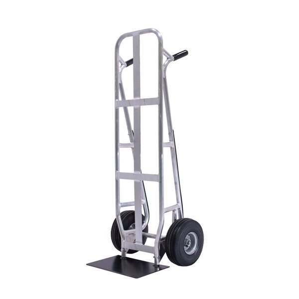 Flat Back Beverage Hand Truck, Aluminum