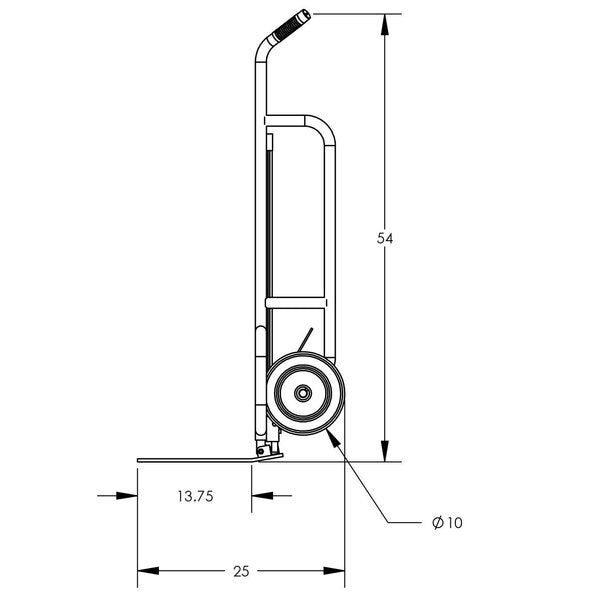Bag Hand Truck, 1000 lb.