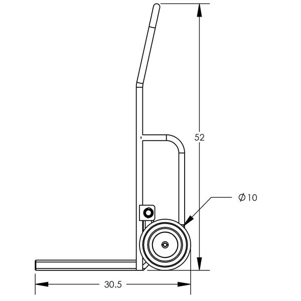 Industrial Hand Truck, Transmission Fork