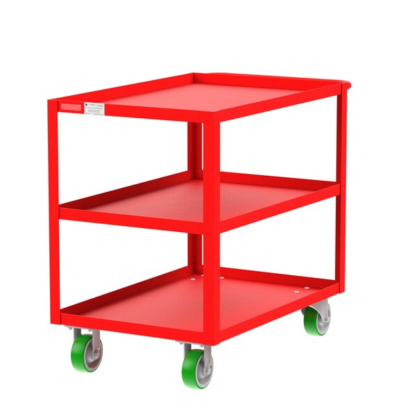 Utility Cart, Three Shelf, 24x36