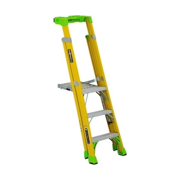 6 ft 2 in Fiberglass Platform Stepladder