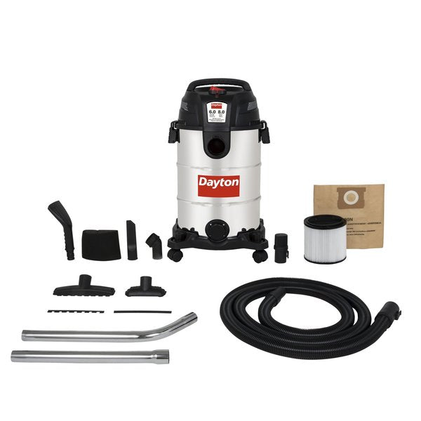 Wet/Dry Vacuum, 8 gal, 1,200 W