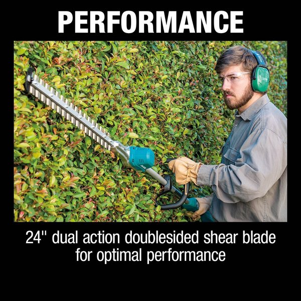 Hedge Trimmer, 18 V 5.0 Ah Lithium-Ion (Battery Not Included) Not Gas Powered 18V Electric