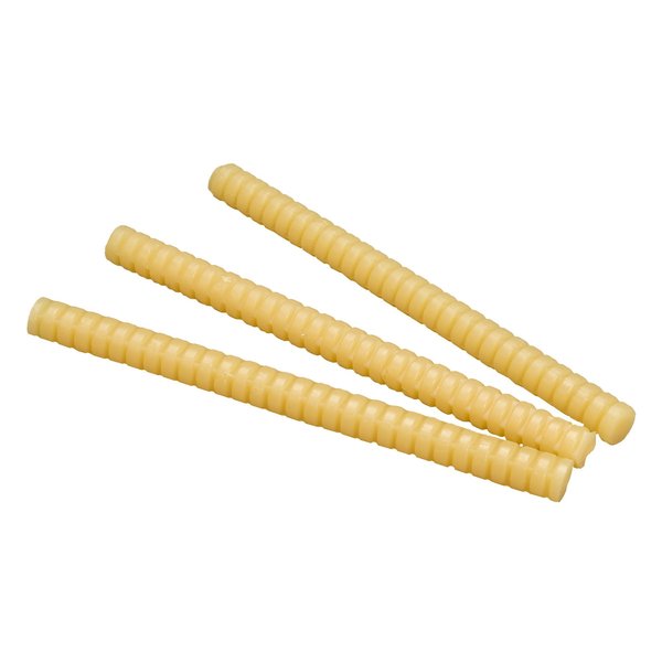 Hot Melt Adhesive, Tan, 5/8 in Diameter, 8 in Length, 35 sec Begins to Harden